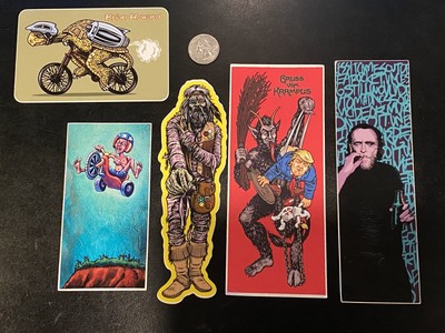 5 Strangelove Skateboards Stickers Sean Cliver Hook Ups Birdhouse World McKee