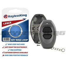 New Replacement Keyless Entry Remote Key Fob Case Shell Pad for RS3000 Grey