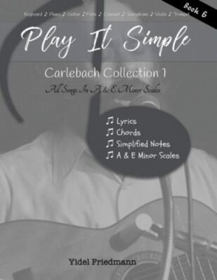 Play It Simple: Carlebach Collection 1 by Friedmann, Yidel, Brand New, Free s...