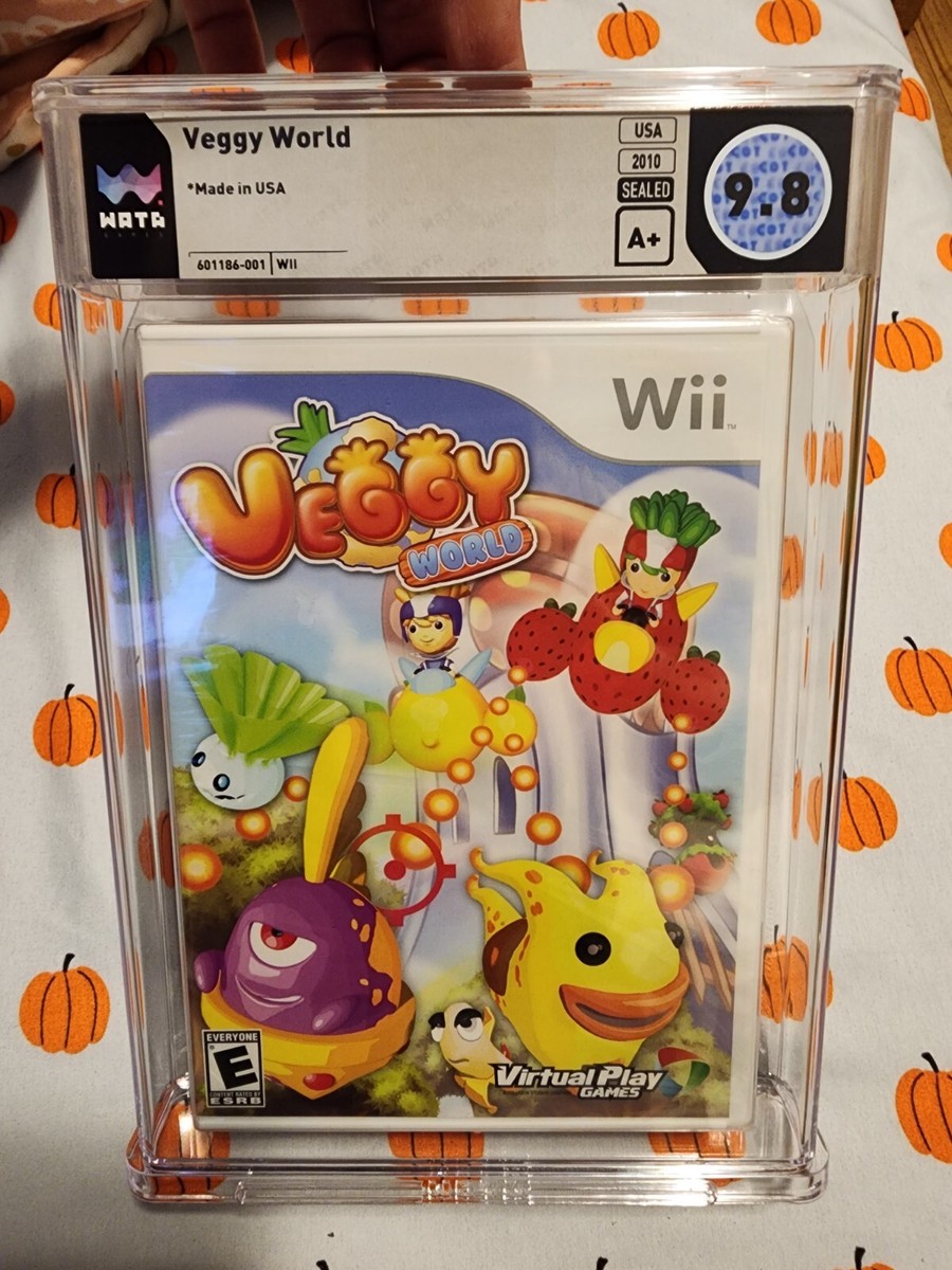 Veggy World (Nintendo Wii) Brand New Sealed! Not VGA - WATA 9.8 A+