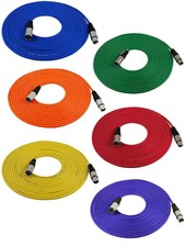 25ft - XLR Balanced Mic Cable Cords Male to F...