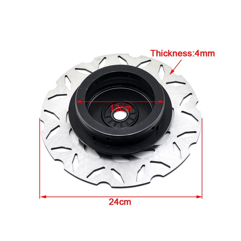 Motorcycle Hub Brake Modified Hydraulic Rear Disc Brake Disc Kit for Honda Yamah - Image 2 of 4