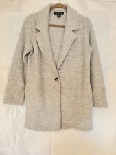 Rachel Zoe Womens Wool /vicose Long Cardigan Coatigan Jacket Size Small Uk 10
