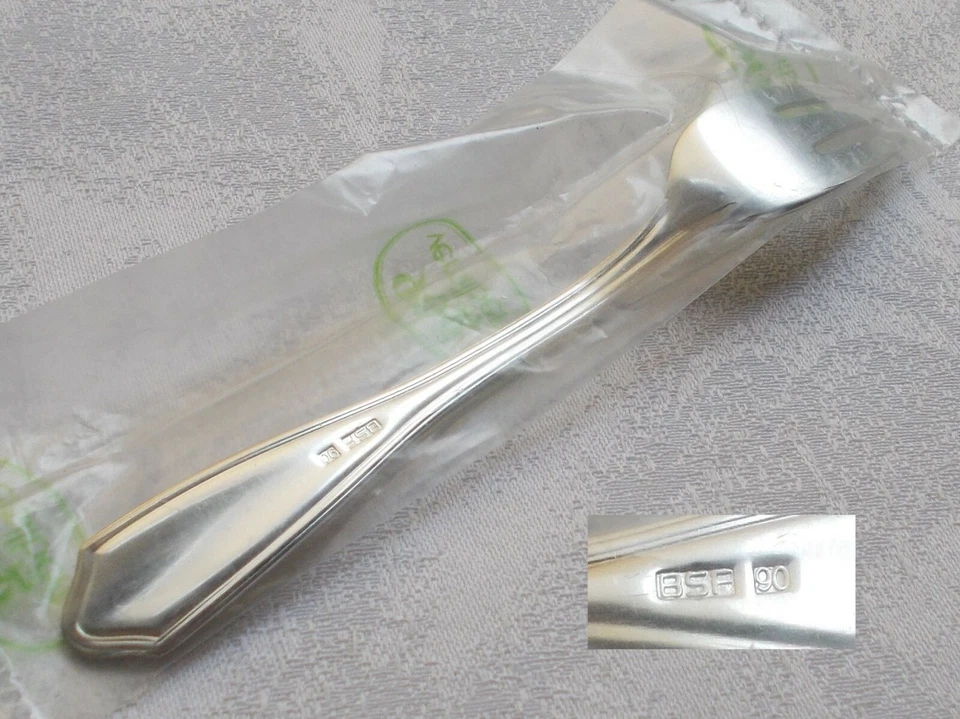 Raro BSF Villa Borghese 1 Forchette da Cucina IN 90er Edizione D'Argento - Immagine 2 di 2