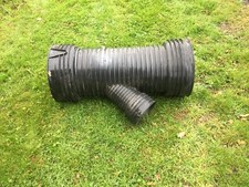 wavin twinwall drain pipe unequal junction 45 degrees 300 x 150