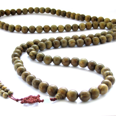 15Mm Large Bead Tibetan Buddhist Green Sandalwood Bead