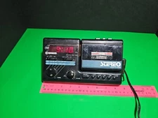 pomtrex vintige digital clock radio with Detachable cassette Player Tested WORK 