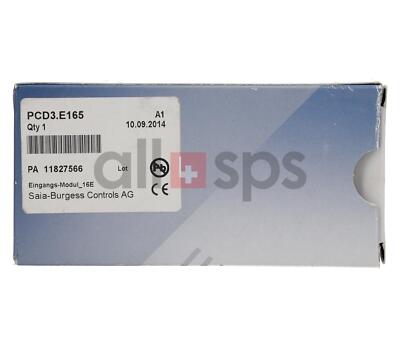 SAIA BURGESS DIGITAL INPUT MODULE - PCD3.E165 (NO)