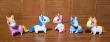 Phidal Land of Unicorns My Mini Busy Books Replacement Figures Unicorns Lot Of 5