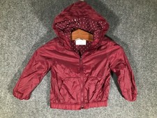 Old Navy Toddlers Burgundy Coat Full Zip Jacket Size 4T 4Years Cute Kids Unisex