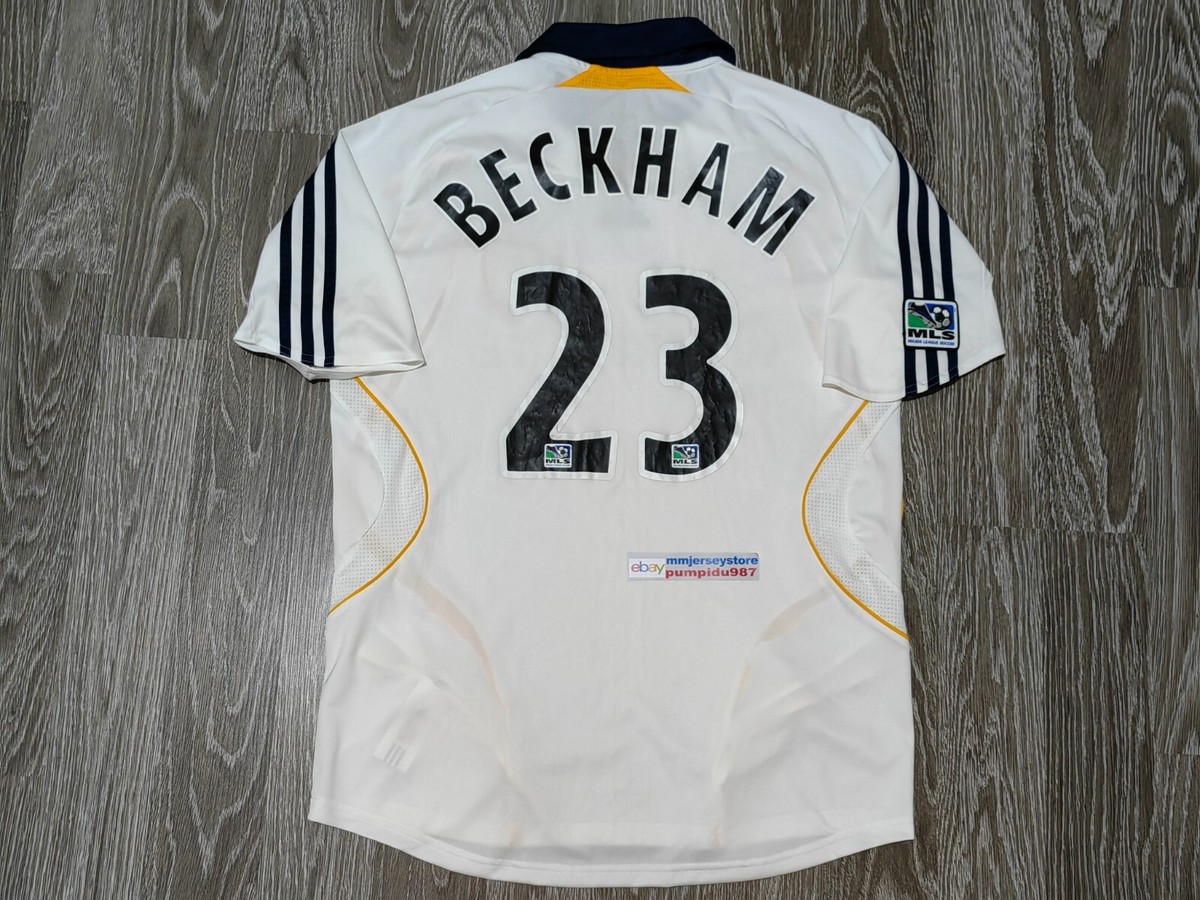 【Adidas】 LA.Galaxy 23 Beckham GameShirt LA Galaxy Beckham #23 - adidas - 2007/2008 - HOME Kit | eBay