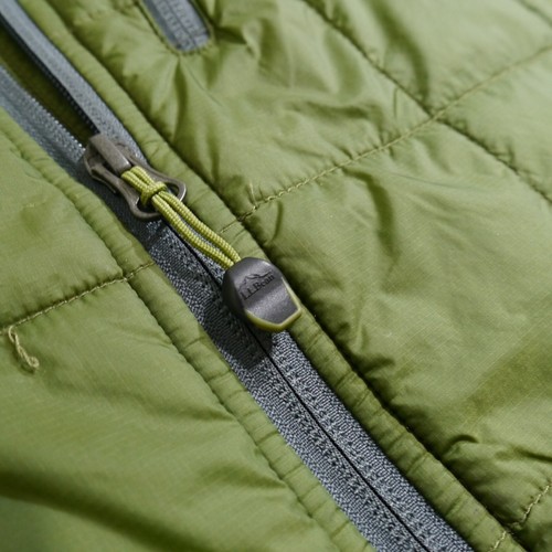LL Bean Puffer Vest Mens Sm Ultralight Primaloft Packaway Full Zip Olive Green - Picture 12 of 20