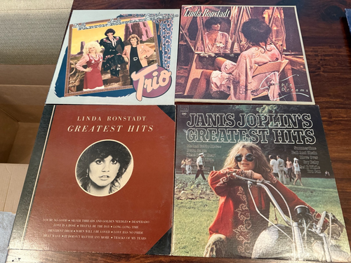 14 VINTAGE VINYL ALBUMS - CAROLE KING / RONSTADT / JOPLIN & MORE - VERY NICE