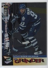 1995 Upper Deck Collector's Choice Platinum Player's Club Doug Gilmour HOF 0q3