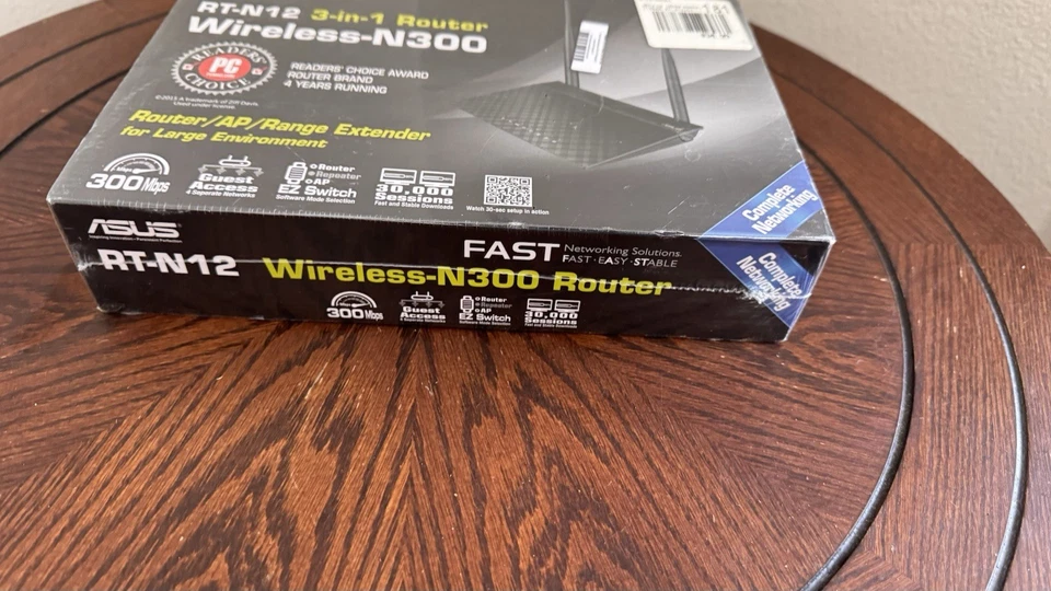 ASUS RT-N12 Wireless-N300 Router (3-in-1) — New, Sealed Box - Image 2 of 4
