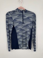 NWT Adidas Mock Shirt Women's Small Collegiate Navy Ultimate 365 Printed golf