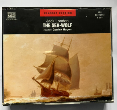 Jack London THE SEA-WOLF audio book CD 3-disc Naxos Read By Garrick Hagon