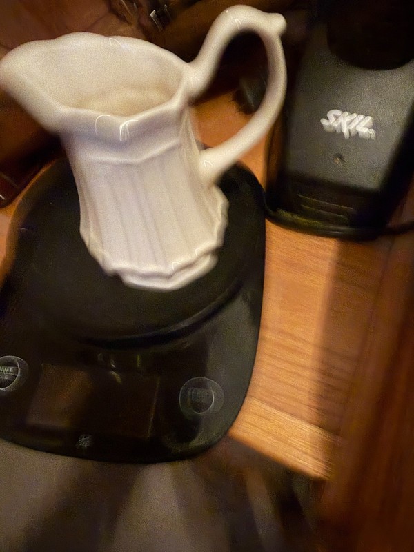 GODRINGER 7 co. porcelain ivory mini creamer ribbed design