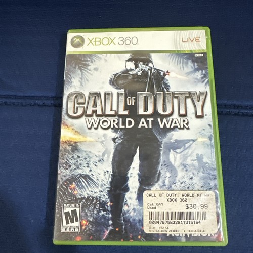 Call of Duty World at War Xbox 360 nur Hülle *ohne Spiel!* ohne Handbuch