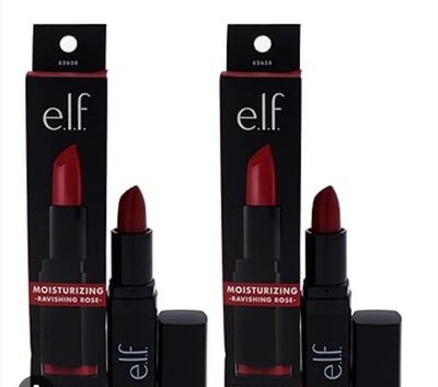 E.l.f Moisturizing Lipstick Ravishing Rose  82638  NEW SEALED Pack Of 2