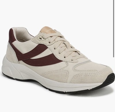Vince Women s Golden Gate Sneaker Flax / Bordo Size 7.5M / 38