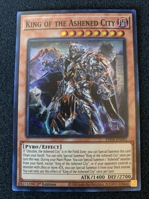 King of the Ashened City (PHNI-EN091) Phantom Nightmare 1st Edition NM