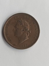 GEORGE IV 1826 COPPER PENNY