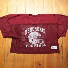 Vintage 90s Russell Athletic Mesh Football Practice Jersey Menomonie Sz XXXL 3XL