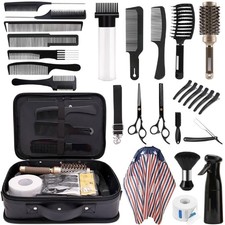 Hair Cutting Scissors Shears Kits, 29 pcs Professional Haircut Scissors Set f...