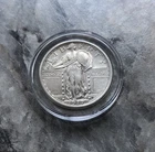 1917 Standing Liberty Quarter Type 1  in AU CONDITION