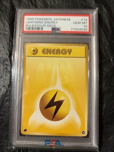 Basic Lightning Energy 14 Intro Pack (Bulbasaur) Regular (Japanese) PSA 10