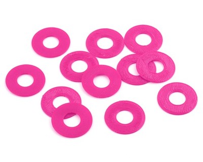 Webster Mods 1/8 Scale Protective Body Washers (12) (Pink) [WMBPW18P]