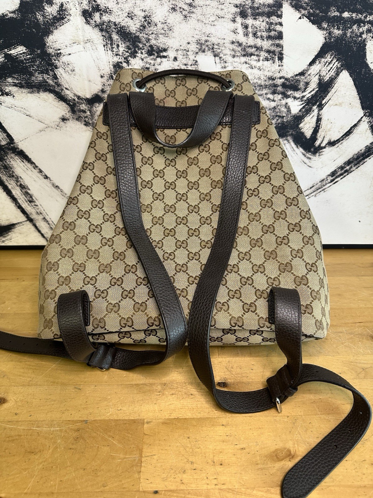Gucci GG Supreme Drawstring Backpack 449175/62706… - image 5