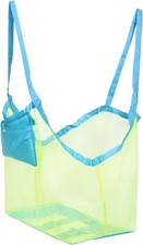 Mesh Beach Bag Classic Mesh Beach Toy Tote Bag Foldable Large Children's Toy