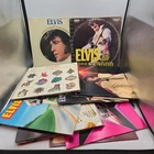 Large lot 21 vintage ELVIS Presley vinyl LP Records