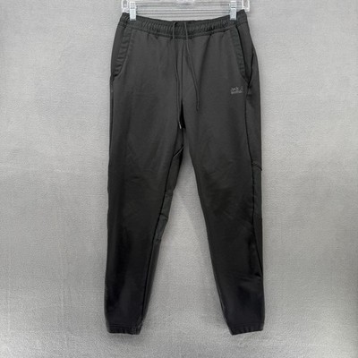 Jack Wolfskin Fleece Joggers Nanuk Dynamic Black Womens Small Athletic Pants