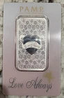 PAMP Suisse Love Always 1 oz .999 Fine Silver Bar with Assay