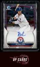 Blaine Crim 2023 Bowman #CPA-BC Chrome Prospects Autographs , Free Shipping