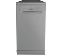Image of HOTPOINT HP2FE10CS90SUK Slimline Dishwasher - Silver - REFURB-C