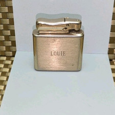 Vintage Kreisler Lighter Made In USA Brushed Engraved with "LOUIE"