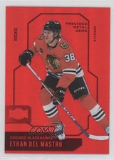 2024-25 Skybox Metal Universe Rookies PMG Red 26/100 Ethan Del Mastro #144 1qh9