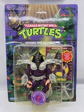 Vintage 1992 TMNT Ninja Turtles Movie Super Shredder Playmates w card Pristine