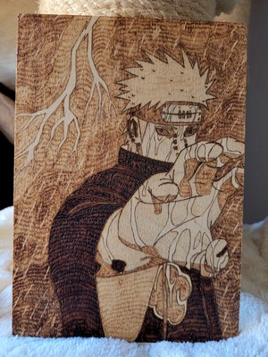 Pain - Naruto Shippuden | Anime | Deko | Brandmalerei | Manga | Merch 