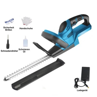 MARKENLOS Für Makita 18V Akku-Heckenschere Heckenschneider 51cm mit Akku und Ladegerät