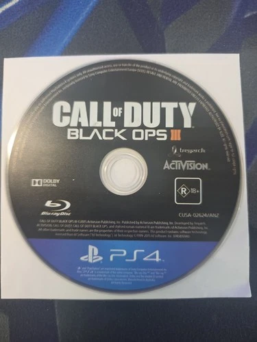 Call of Duty Black Ops III PS4 Game Disc Only Fully Tested