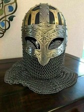 Armor Gjermundbu Chainmail Viking Battle Ready LARP Vendel 18 Gauge Mild Steel