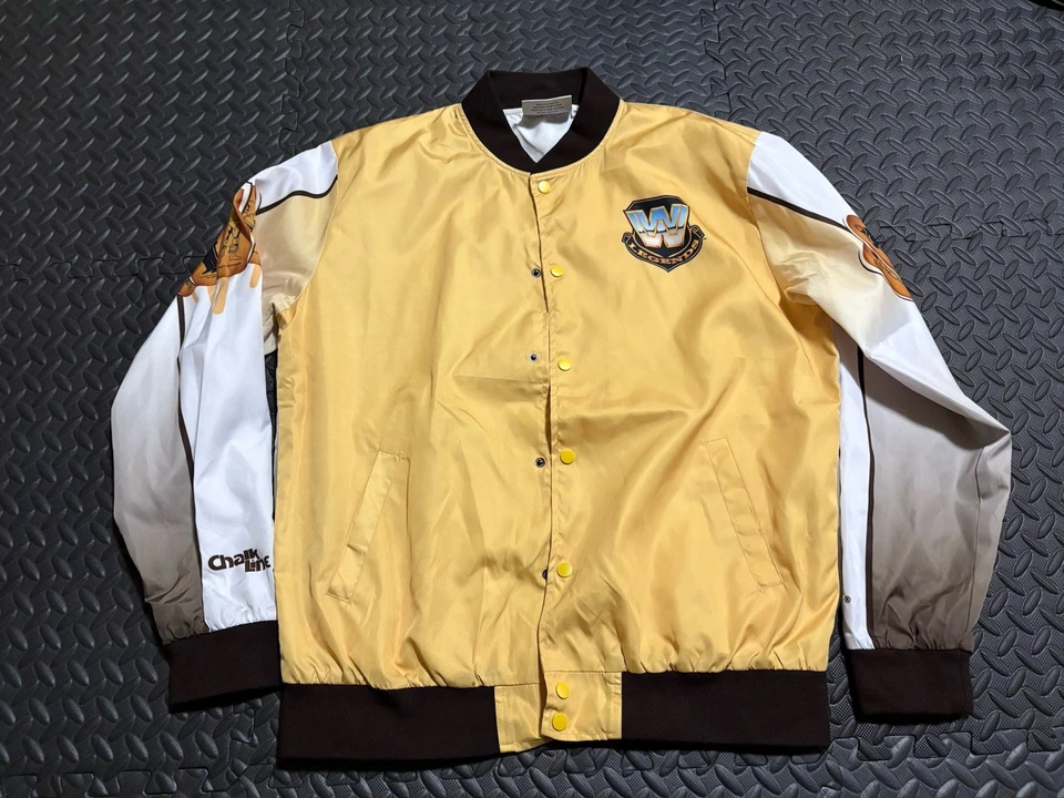 Chaqueta WWE Chalk Line Legends Ice Cream Bars XLarge Macho Man Warrior WWF Foto 3 de 4