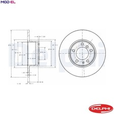 2x BRAKE DISC BG2430 FOR BMW M43B18 M40B18 1.8L 4cyl 5 E34 M51D25 2.5L M50B20