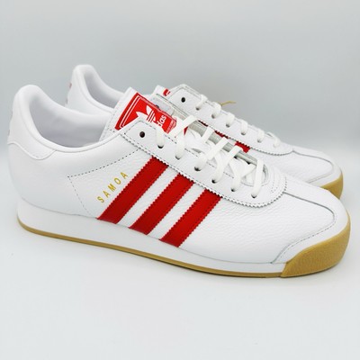 adidas Originals Samoa White Scarlet Red Gum Men's Sizes IG1809 New