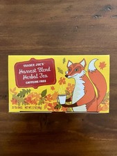 Trader Joe s Harvest Blend Caffeine Free Herbal Tea - Sealed, 7/2026